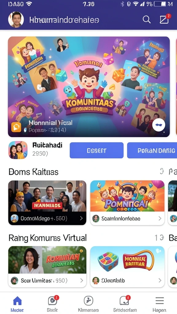 bosku777 - Tampilan antarmuka yang menarik dan mudah digunakan.