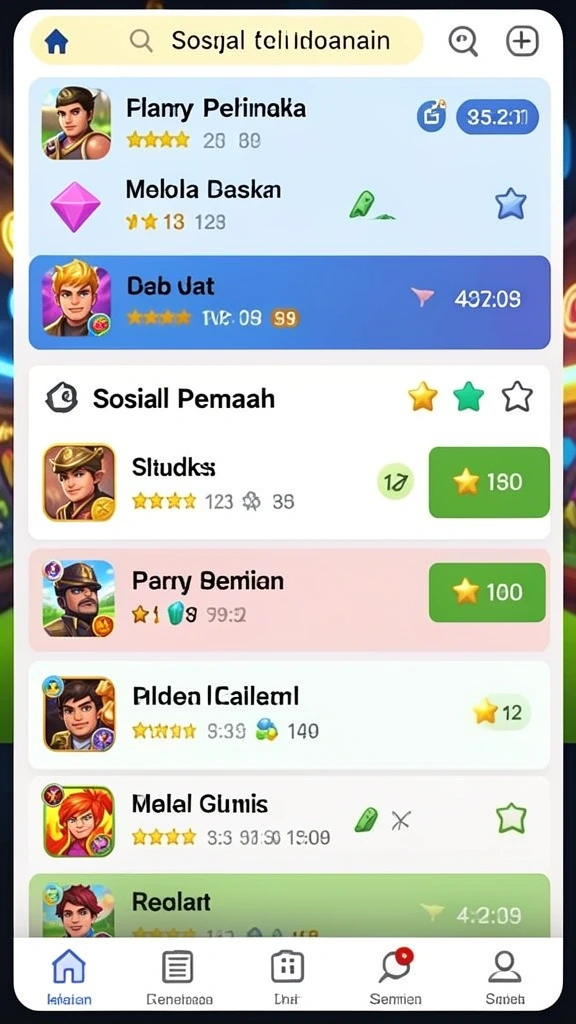mamen123 - Tampilan antarmuka yang menarik dan user-friendly.